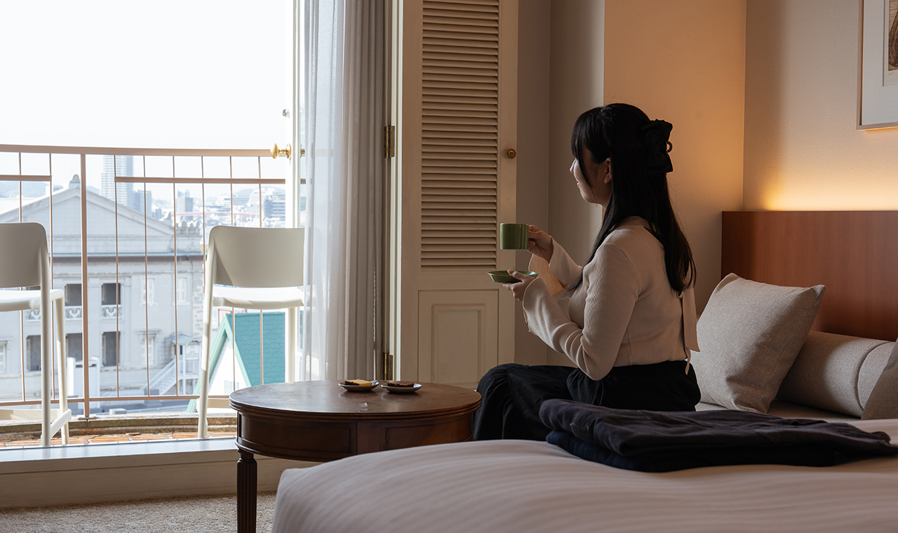 セトレ グラバーズハウス長崎 — 南山手 · 旧居留地の洋館を見下ろすバルコニー付き客室