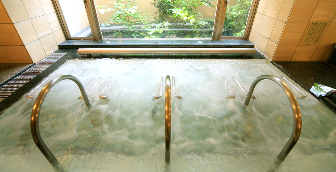 名古屋ビーズホテル — 名古屋市中区錦 · 大浴場「らくだの湯」のジャグジーバス