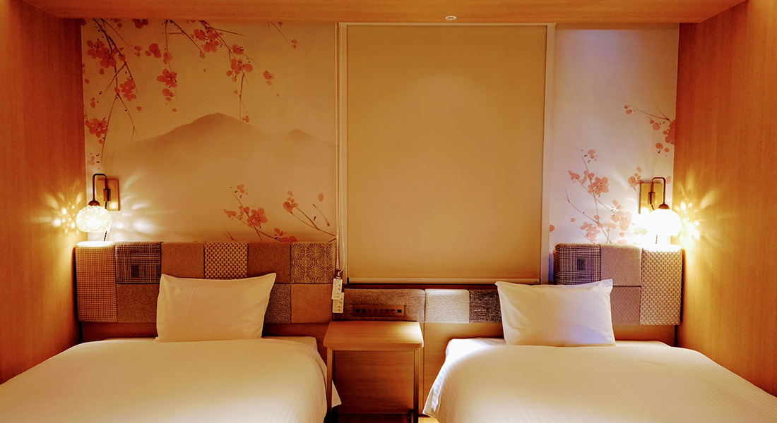 HOTEL NOSTAL YOKOTE — 横手市・JR横手駅前 · 秋田の四季をアートで描いた北欧調の客室
